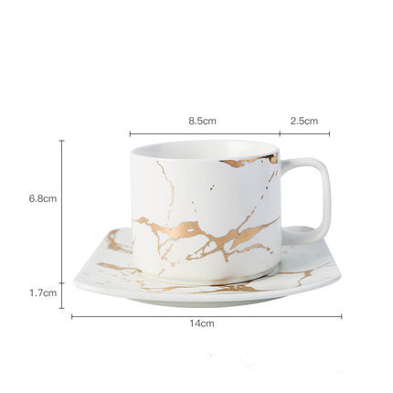 Coffee Mugs Marble Gold InlayCoffee Mugs Marble Gold Inlay - Premium from SanTee Coffee and Tea Company - Just $43.00! Shop now at SanTee Coffee and Tea Company