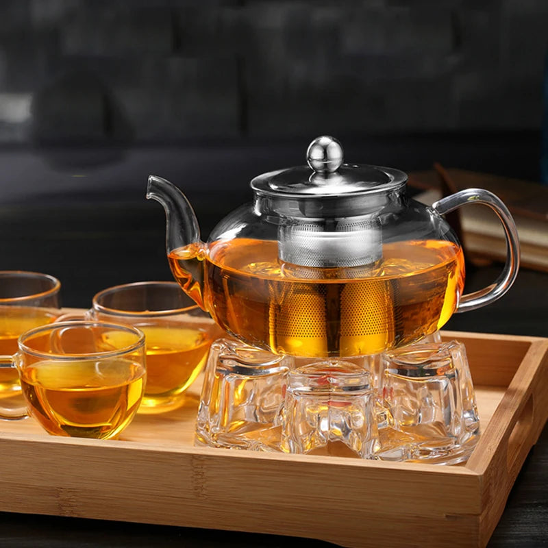 High quality Teapot Heat Resistant Glass Pot Flower Tea Set Kettle Coffee Tea Pot Drinkware Set Stainless Steel Strainer Tea potHigh quality Teapot Heat Resistant Glass Pot Flower Tea Set Kettle Coffee Tea Pot Drinkware Set Stainless Steel Strainer Tea pot - Premium Tea from SanTee Coffee and Tea Company - Just $7.50! Shop now at SanTee Coffee and Tea Company