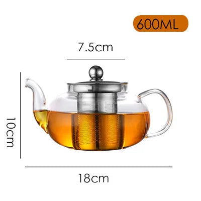 High quality Teapot Heat Resistant Glass Pot Flower Tea Set Kettle Coffee Tea Pot Drinkware Set Stainless Steel Strainer Tea potHigh quality Teapot Heat Resistant Glass Pot Flower Tea Set Kettle Coffee Tea Pot Drinkware Set Stainless Steel Strainer Tea pot - Premium Tea from SanTee Coffee and Tea Company - Just $7.50! Shop now at SanTee Coffee and Tea Company