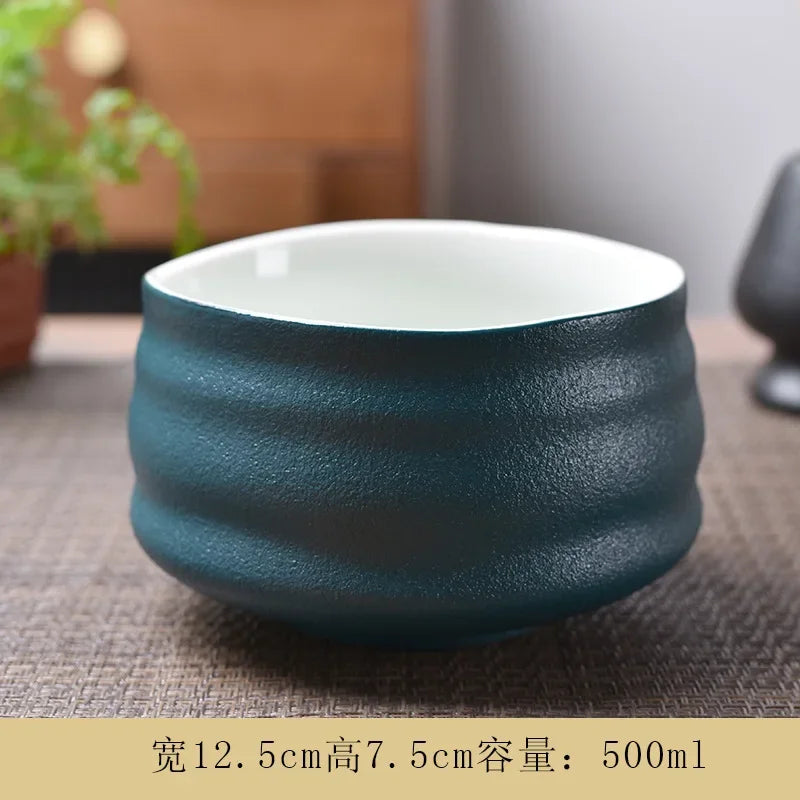 Matcha Bowl Ceramic Tea Set Accessories Tea Set Japanese Tea Ceremony Song Dynasty Tea Salad Soup bowl Special Matcha tea bowlMatcha Bowl Ceramic Tea Set Accessories Tea Set Japanese Tea Ceremony Song Dynasty Tea Salad Soup bowl Special Matcha tea bowl - Premium Supply from SanTee Coffee and Tea Company - Just $5.02! Shop now at SanTee Coffee and Tea Company