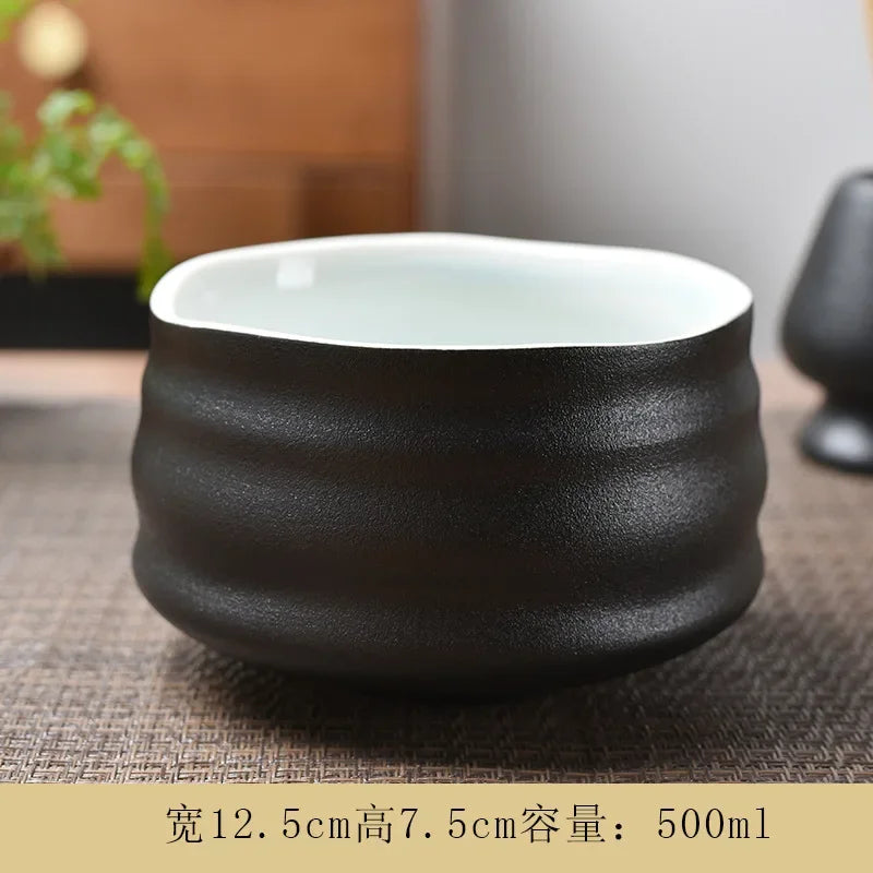 Matcha Bowl Ceramic Tea Set Accessories Tea Set Japanese Tea Ceremony Song Dynasty Tea Salad Soup bowl Special Matcha tea bowlMatcha Bowl Ceramic Tea Set Accessories Tea Set Japanese Tea Ceremony Song Dynasty Tea Salad Soup bowl Special Matcha tea bowl - Premium Supply from SanTee Coffee and Tea Company - Just $5.02! Shop now at SanTee Coffee and Tea Company
