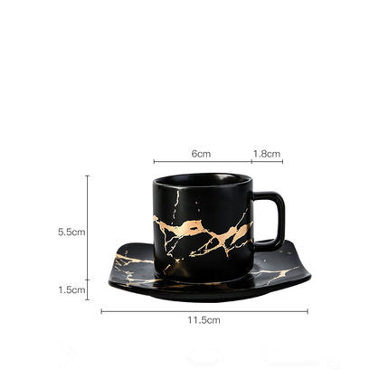 Coffee Mugs Marble Gold InlayCoffee Mugs Marble Gold Inlay - Premium from SanTee Coffee and Tea Company - Just $43.00! Shop now at SanTee Coffee and Tea Company