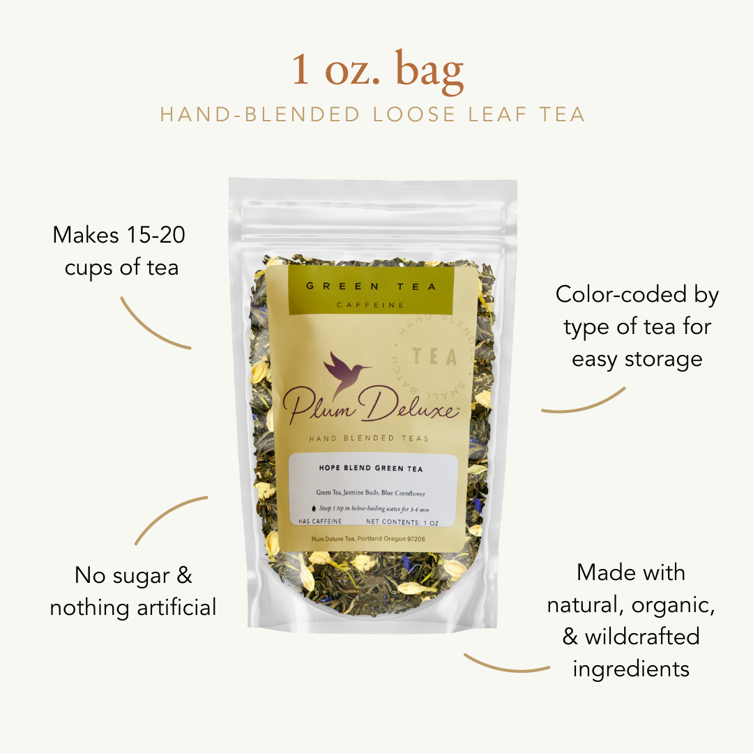Magical Butterfly Pea Flower Herbal TeaMagical Butterfly Pea Flower Herbal Tea - Premium Tea from Plum Deluxe Tea - Just $10! Shop now at SanTee Coffee and Tea Company 