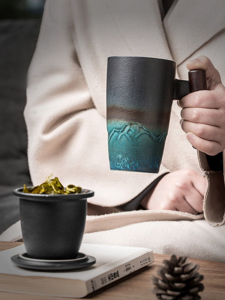 Retro Ceramic Coffee Mug SetRetro Ceramic Coffee Mug Set - Premium from SanTee Coffee and Tea Company - Just $71! Shop now at SanTee Coffee and Tea Company