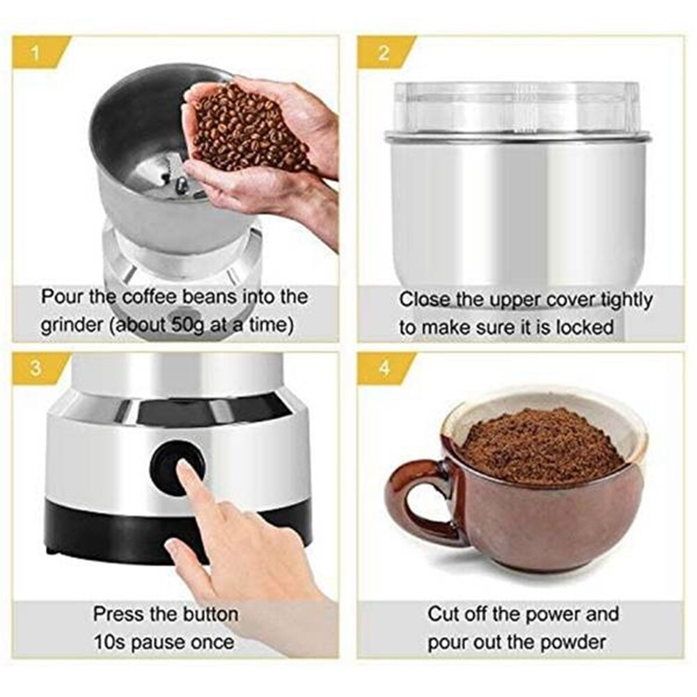 Electric Coffee GrinderElectric Coffee Grinder - Premium from SanTee Coffee and Tea Company - Just $49.00! Shop now at SanTee Coffee and Tea Company