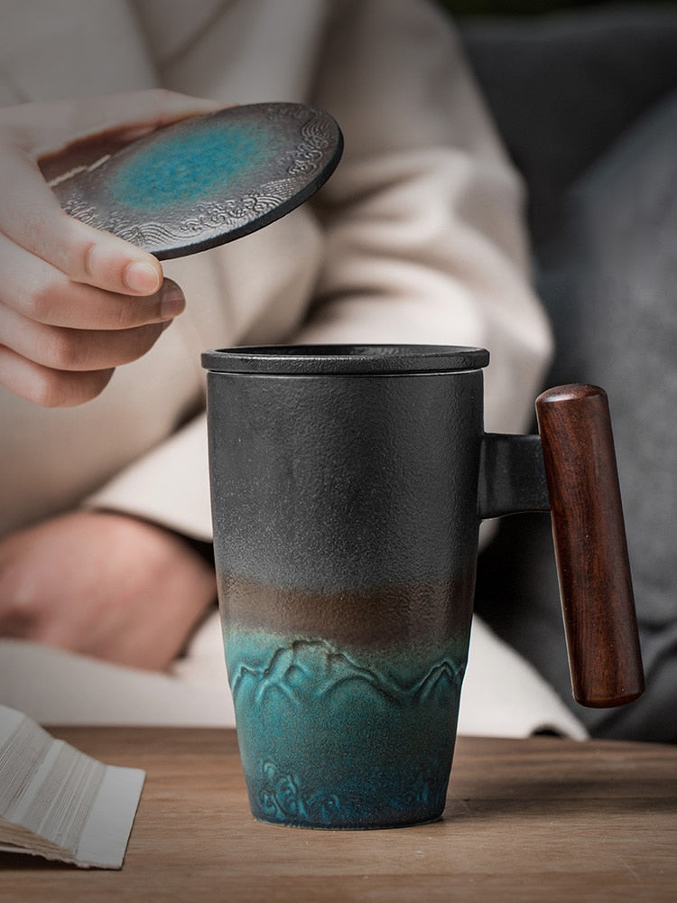 Retro Ceramic Coffee Mug SetRetro Ceramic Coffee Mug Set - Premium from SanTee Coffee and Tea Company - Just $71! Shop now at SanTee Coffee and Tea Company