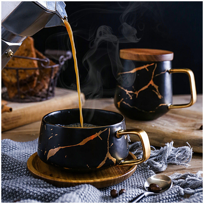 Coffee Mugs Marble Gold InlayCoffee Mugs Marble Gold Inlay - Premium from SanTee Coffee and Tea Company - Just $43.00! Shop now at SanTee Coffee and Tea Company