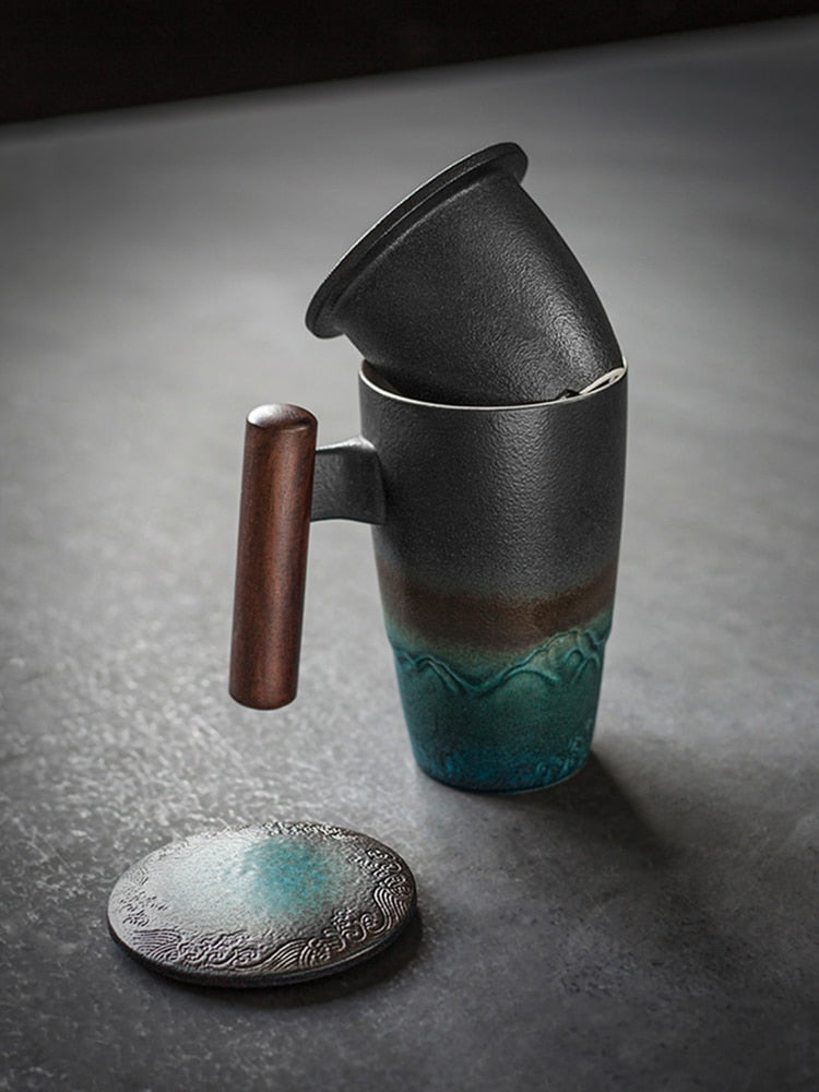 Retro Ceramic Coffee Mug SetRetro Ceramic Coffee Mug Set - Premium from SanTee Coffee and Tea Company - Just $71! Shop now at SanTee Coffee and Tea Company