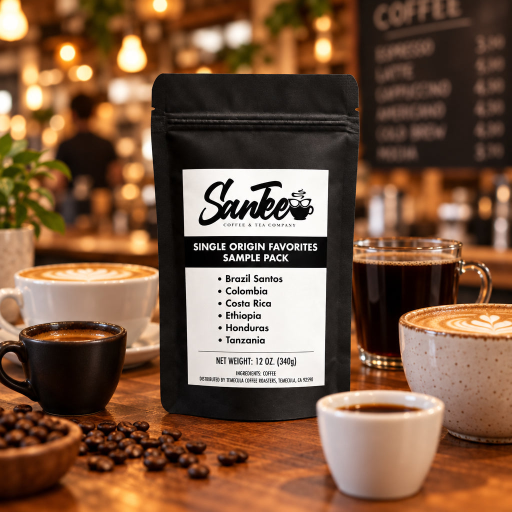 Single Origin Favorites Sample PackSingle Origin Favorites Sample Pack - Premium Coffee from SanTee Coffee and Tea Company - Just $26! Shop now at SanTee Coffee and Tea Company