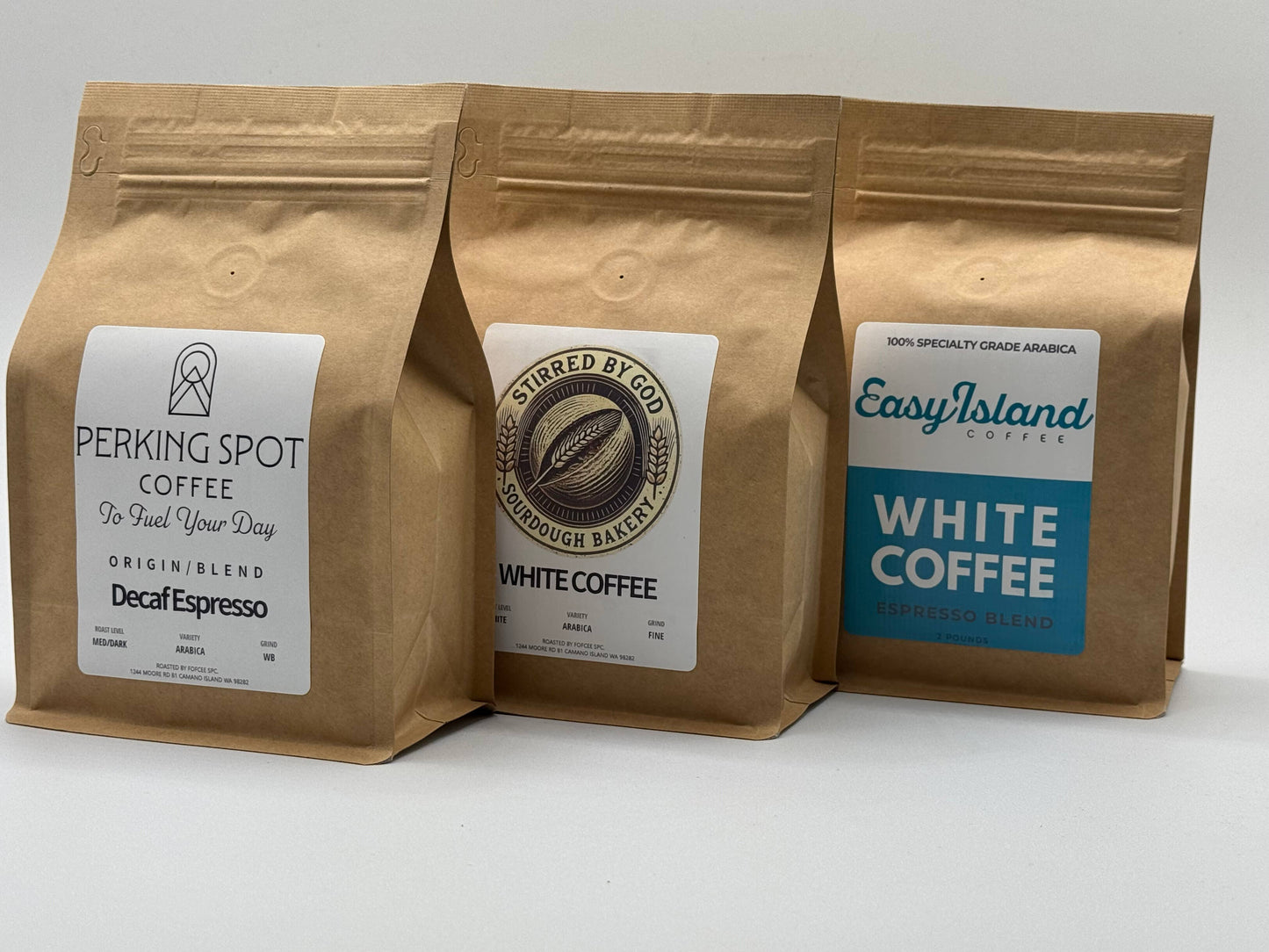 Fofcee Coffee - NEW RETAIL SIZE! 12oz Wholesale Coffee DRIP BLEND: Whole Bean / Custom Label / Medium (good for espresso)