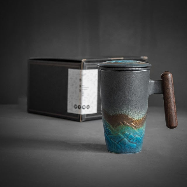 Retro Ceramic Coffee Mug SetRetro Ceramic Coffee Mug Set - Premium  from SanTee Coffee and Tea Company - Just $71! Shop now at SanTee Coffee and Tea Company 