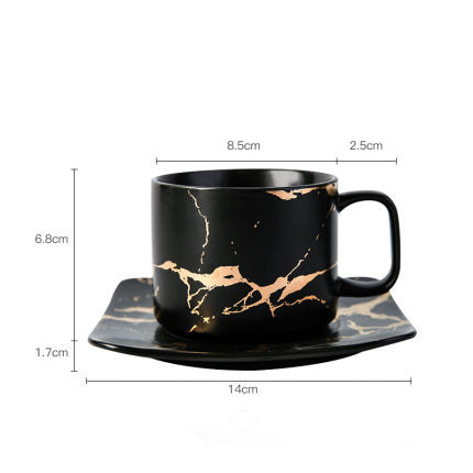 Coffee Mugs Marble Gold InlayCoffee Mugs Marble Gold Inlay - Premium  from SanTee Coffee and Tea Company  - Just $43.00! Shop now at SanTee Coffee and Tea Company 