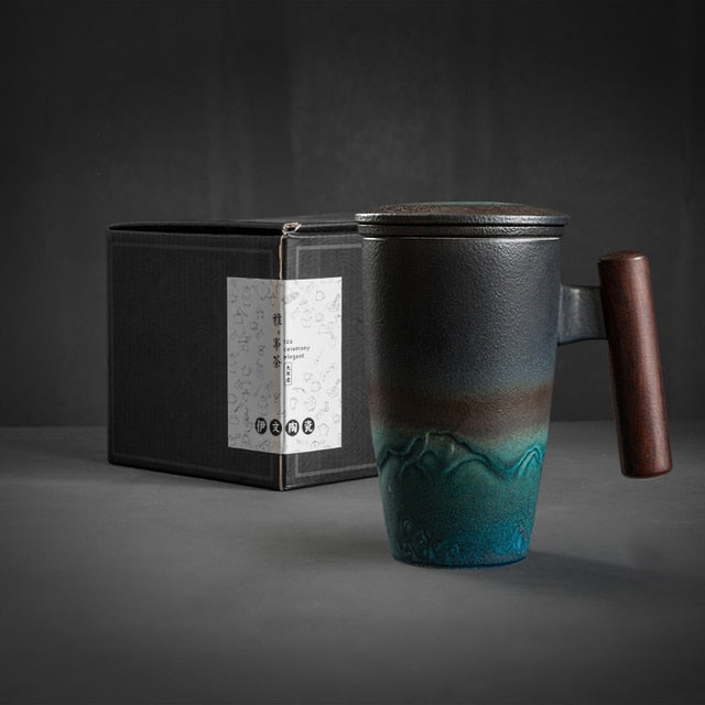 Retro Ceramic Coffee Mug SetRetro Ceramic Coffee Mug Set - Premium  from SanTee Coffee and Tea Company - Just $71! Shop now at SanTee Coffee and Tea Company 