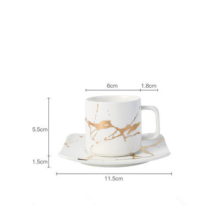 Coffee Mugs Marble Gold InlayCoffee Mugs Marble Gold Inlay - Premium  from SanTee Coffee and Tea Company  - Just $43.00! Shop now at SanTee Coffee and Tea Company 