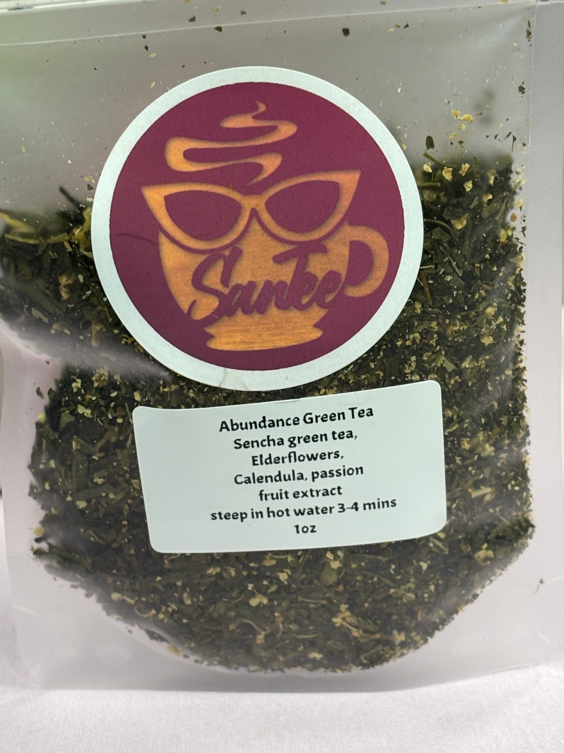 Abundance Green TeaAbundance Green Tea - Premium Loose Leaf Tea from SanTee Coffee and Tea Company  - Just $10! Shop now at SanTee Coffee and Tea Company 