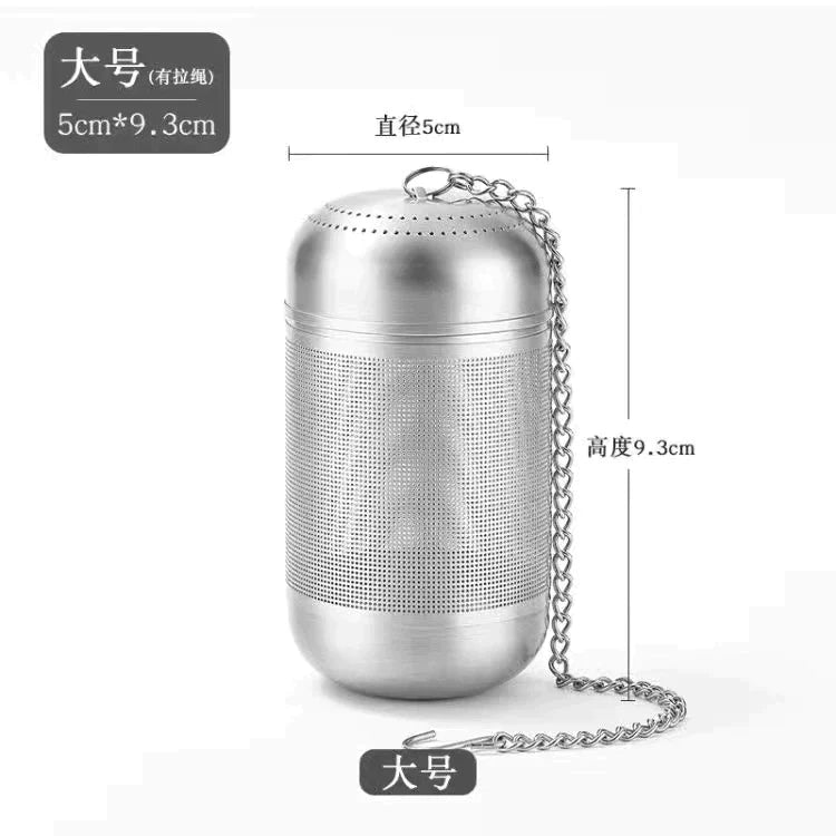 Tea 304 Stainless Steel Tea Bag Tea Strainer Filter Stewed Tea Tea Making Device 316 Teabag Creative Seasoning BagTea 304 Stainless Steel Tea Bag Tea Strainer Filter Stewed Tea Tea Making Device 316 Teabag Creative Seasoning Bag - Premium Supply from SanTee Coffee and Tea Company - Just $10.50! Shop now at SanTee Coffee and Tea Company 