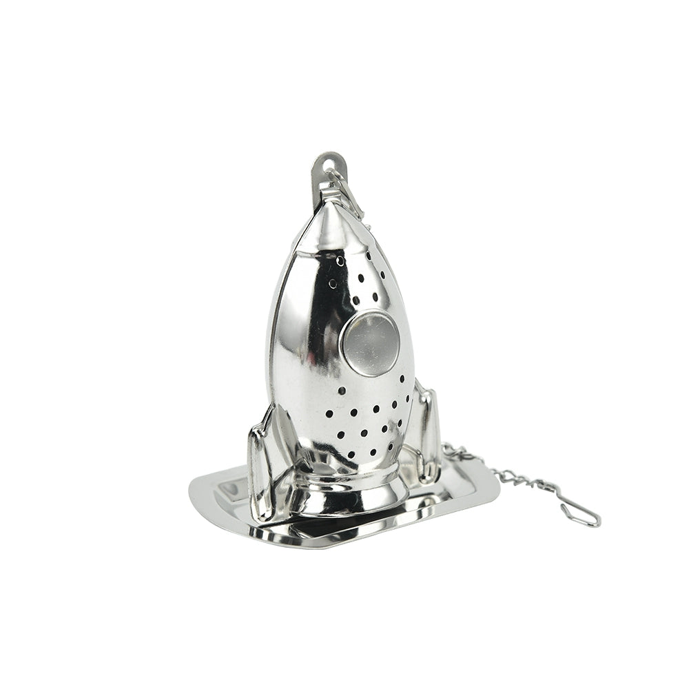 Creative Pendant Chain Tea Ball 304 Stainless Steel Tea Compartment Silver House Teapot Tea Filter Tea Making Device Scented Tea Brewing Tea Strainer