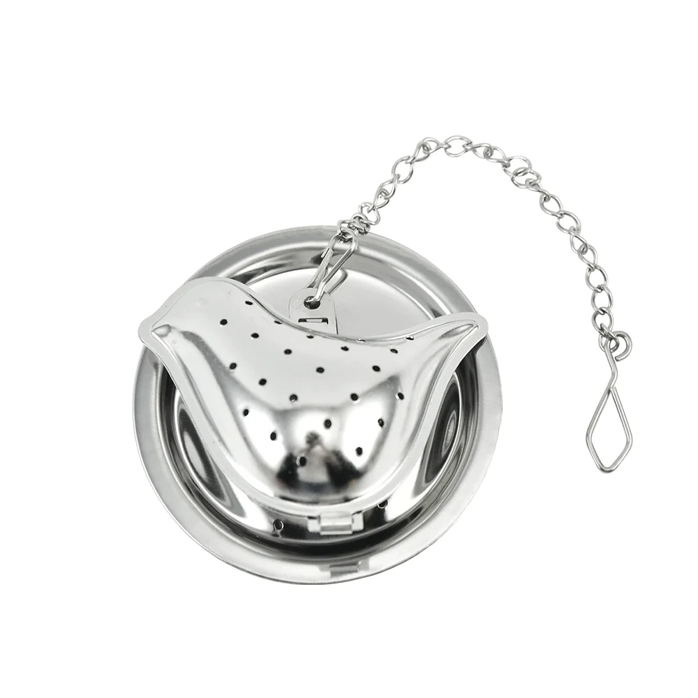 Creative Pendant Chain Tea Ball 304 Stainless Steel Tea Compartment Silver House Teapot Tea Filter Tea Making Device Scented Tea Brewing Tea StrainerCreative Pendant Chain Tea Ball 304 Stainless Steel Tea Compartment Silver House Teapot Tea Filter Tea Making Device Scented Tea Brewing Tea Strainer - Premium  from SanTee Coffee and Tea Company  - Just $2.18! Shop now at SanTee Coffee and Tea Company 