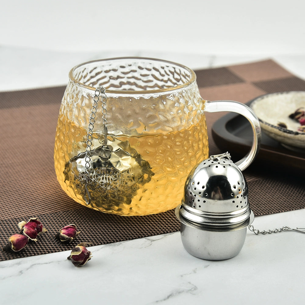 Creative Pendant Chain Tea Ball 304 Stainless Steel Tea Compartment Silver House Teapot Tea Filter Tea Making Device Scented Tea Brewing Tea Strainer