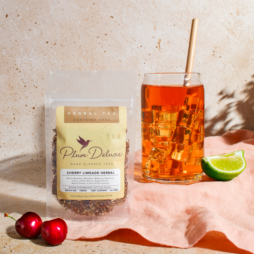 Plum Deluxe Tea - Cherry Limeade Herbal Tea - Summer Iced Tea Collection : 1 lbPlum Deluxe Tea - Cherry Limeade Herbal Tea - Summer Iced Tea Collection : 1 lb - Premium Loose Leaf Tea from Plum Deluxe Tea - Just $3.50! Shop now at SanTee Coffee and Tea Company 