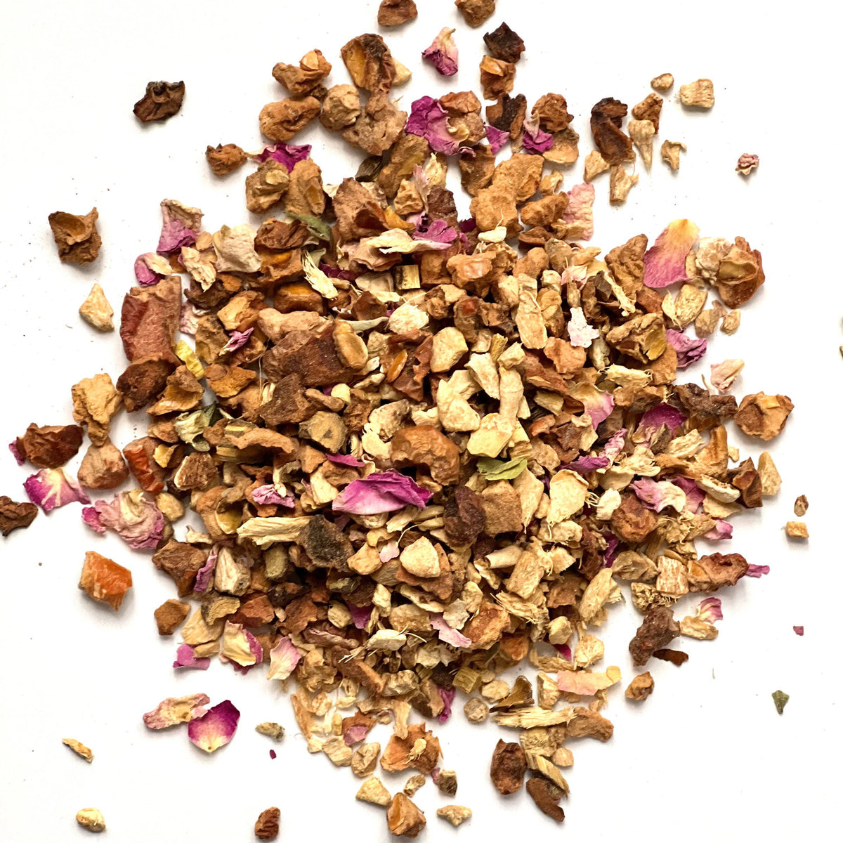 Truly Teas - Blissful Belly Ginger Herbal Tea – Caffeine Free Loose Leaf: 3.0 oz loose