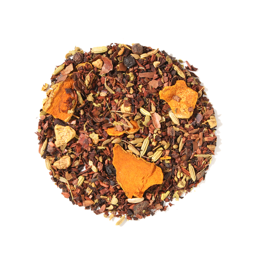 Plum Deluxe Tea - Golden Cacao Turmeric Chocolate Adaptogen Herbal Tea: 1 lb