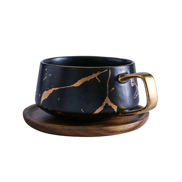 Coffee Mugs Marble Gold InlayCoffee Mugs Marble Gold Inlay - Premium  from SanTee Coffee and Tea Company  - Just $43.00! Shop now at SanTee Coffee and Tea Company 