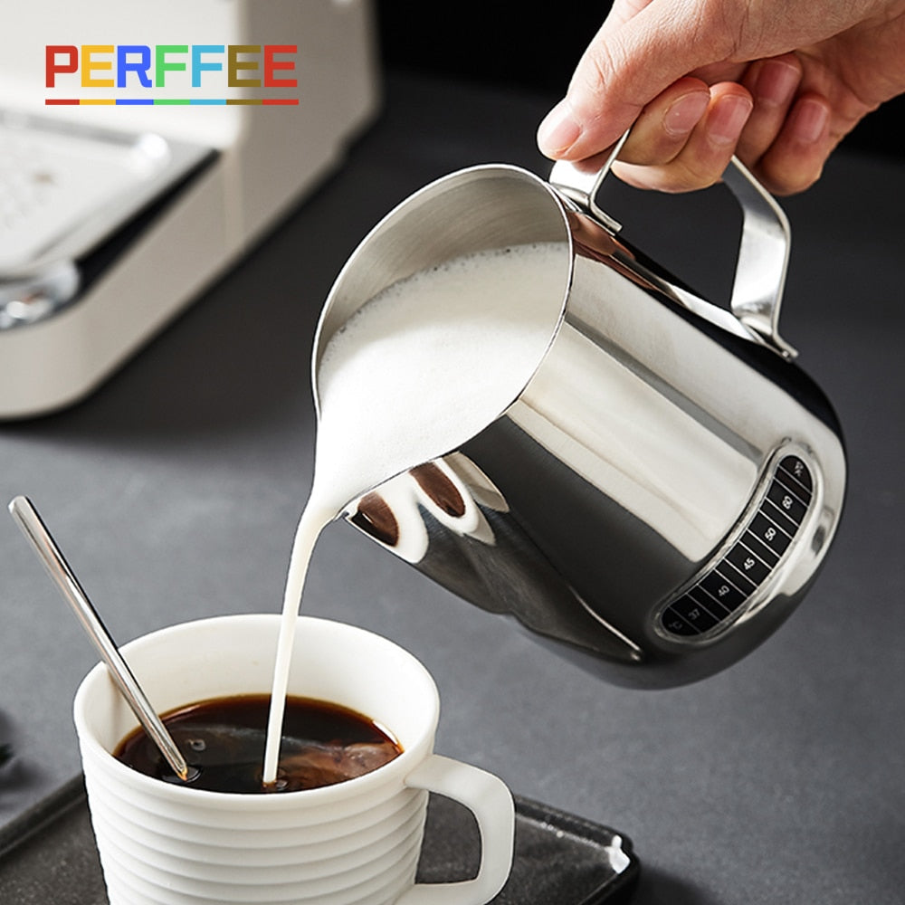 Coffee Latte Milk Frothing JugCoffee Latte Milk Frothing Jug - Premium  from SanTee Coffee and Tea Company  - Just $25.00! Shop now at SanTee Coffee and Tea Company 