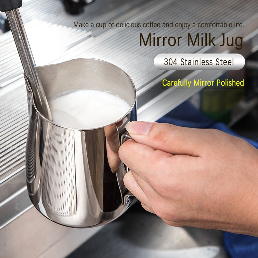 Coffee Latte Milk Frothing JugCoffee Latte Milk Frothing Jug - Premium  from SanTee Coffee and Tea Company  - Just $25.00! Shop now at SanTee Coffee and Tea Company 