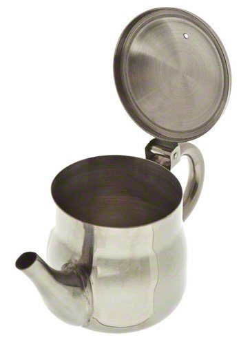 Stainless Steel Gooseneck Tea Pot w/ Vented Hinged Lid, 10 Fluid Ounces (1 - 2 Cups) by Pride Of India 10 ozStainless Steel Gooseneck Tea Pot w/ Vented Hinged Lid, 10 Fluid Ounces (1 - 2 Cups) by Pride Of India 10 oz - Premium  from Doba - Just $62.57! Shop now at SanTee Coffee and Tea Company 